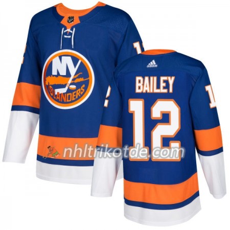 New York Islanders Trikot Josh Bailey 12 Adidas 2017-2018 Royal Authentic - Herren
